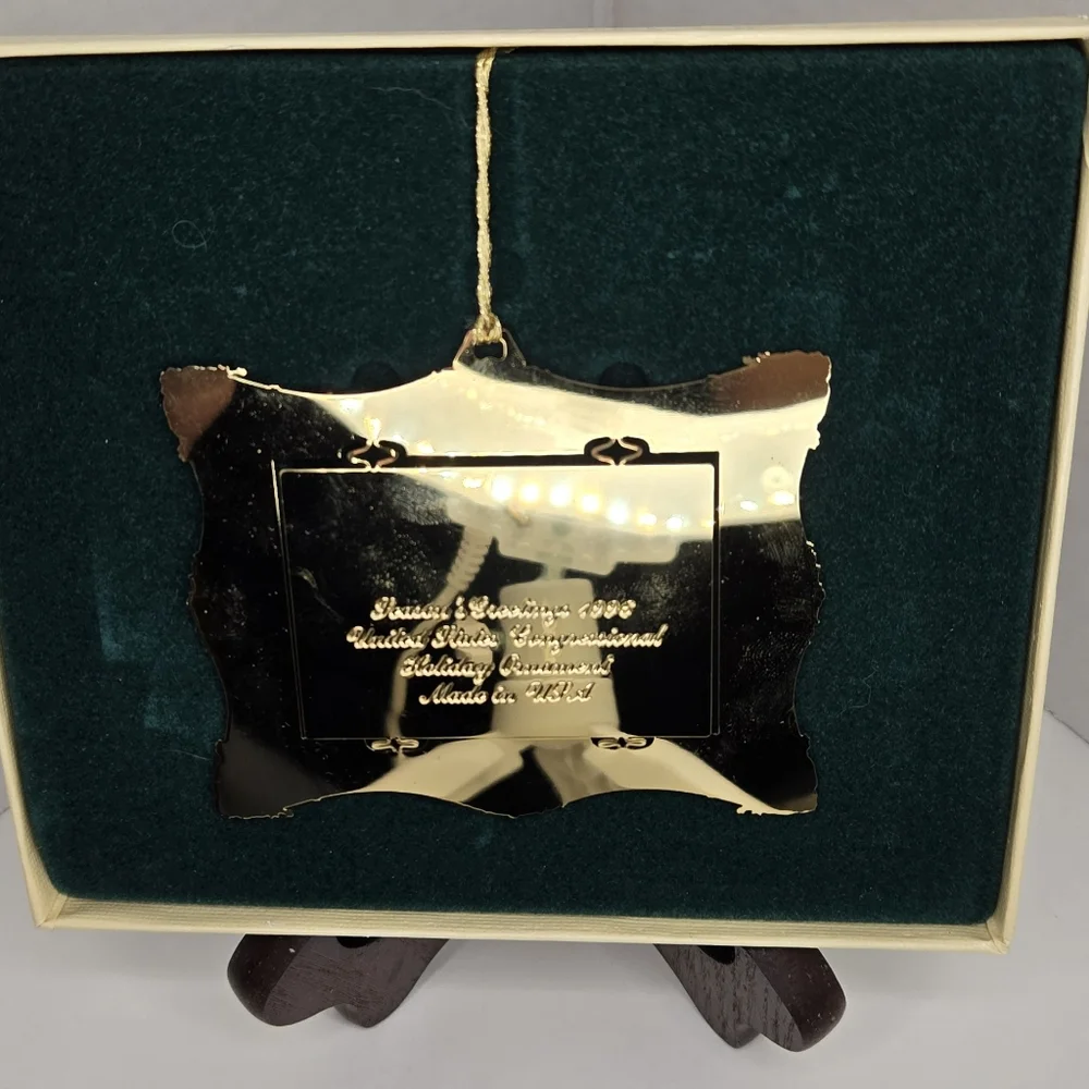 The Official 1996 United States Congressional Holiday Ornament With Box